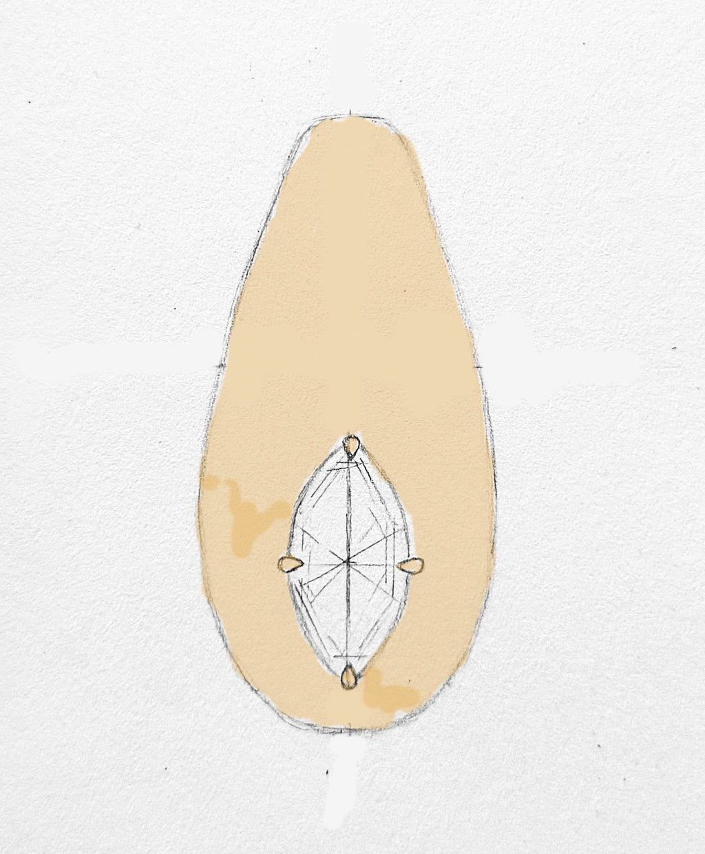 Marquise Dome Hoops