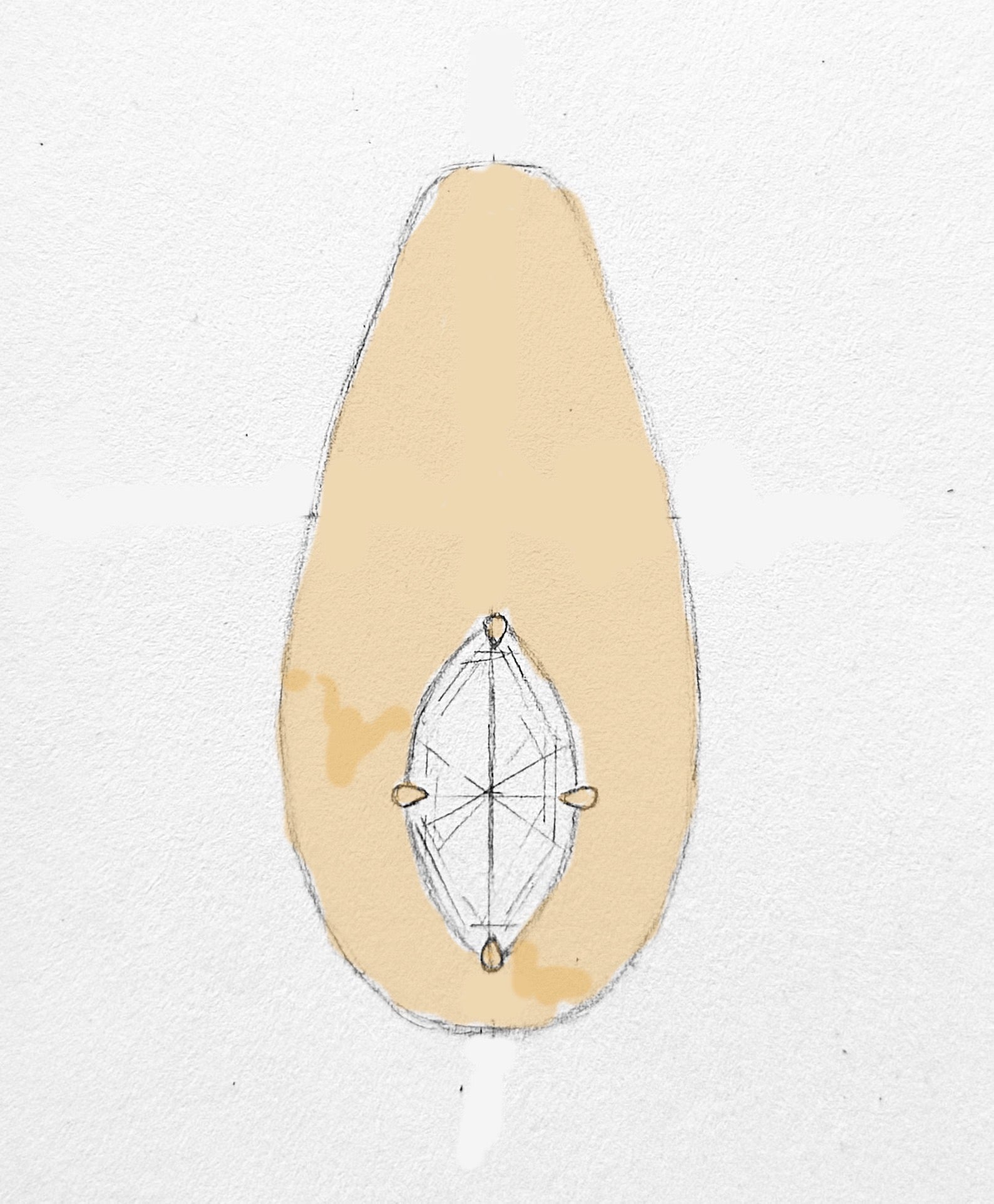 Marquise Dome Hoops