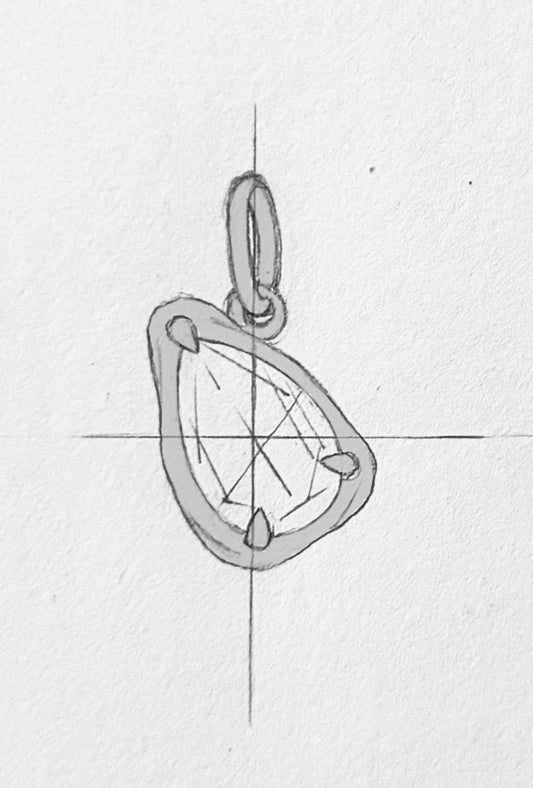 Pear Earring Charm