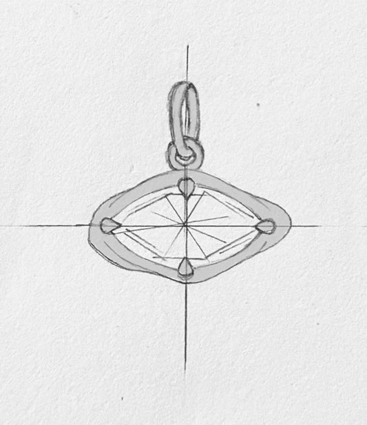 Marquise Earring Charm