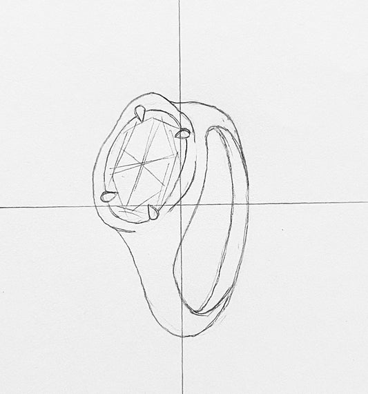Oval Bezel Ring